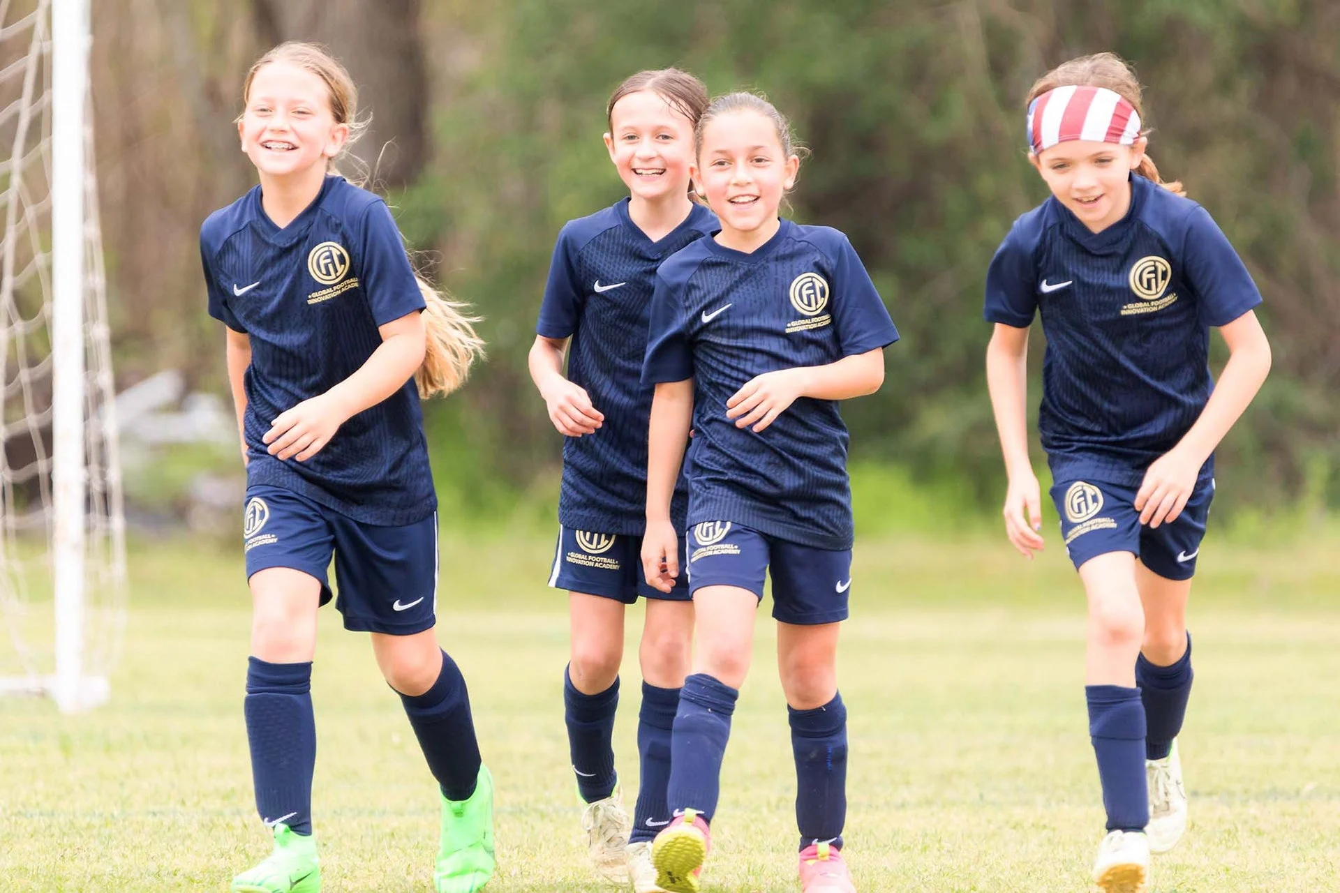 GFI Academy players on the soccer field